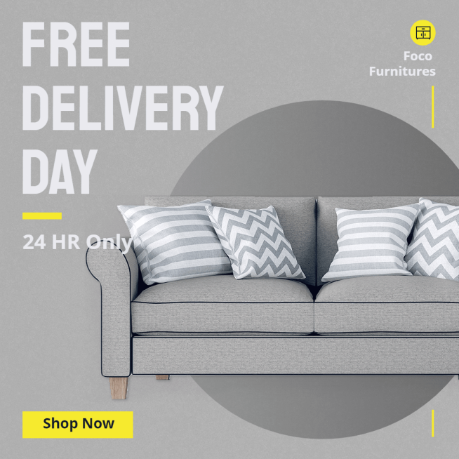 Simple Fashion Furniture Promotion Flash Sale Ecommerce Product Image预览效果