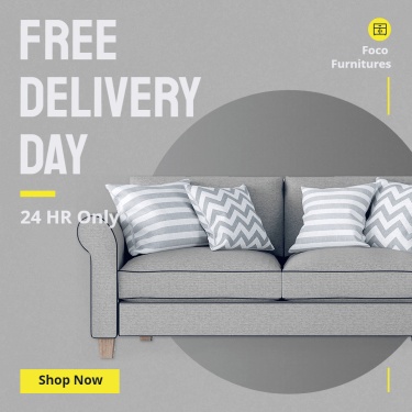 Simple Fashion Furniture Promotion Flash Sale Ecommerce Product Image