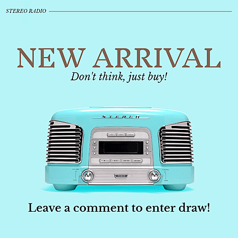 Retro Broadcasting Machine New Arrival  Ecommerce Story