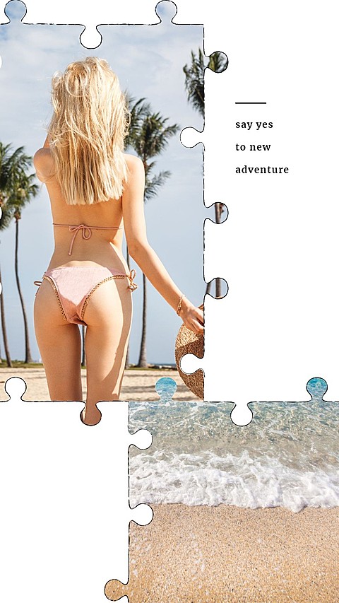Fresh Seaside Adventure Woman Personal Lifestyle Display Instagram Story