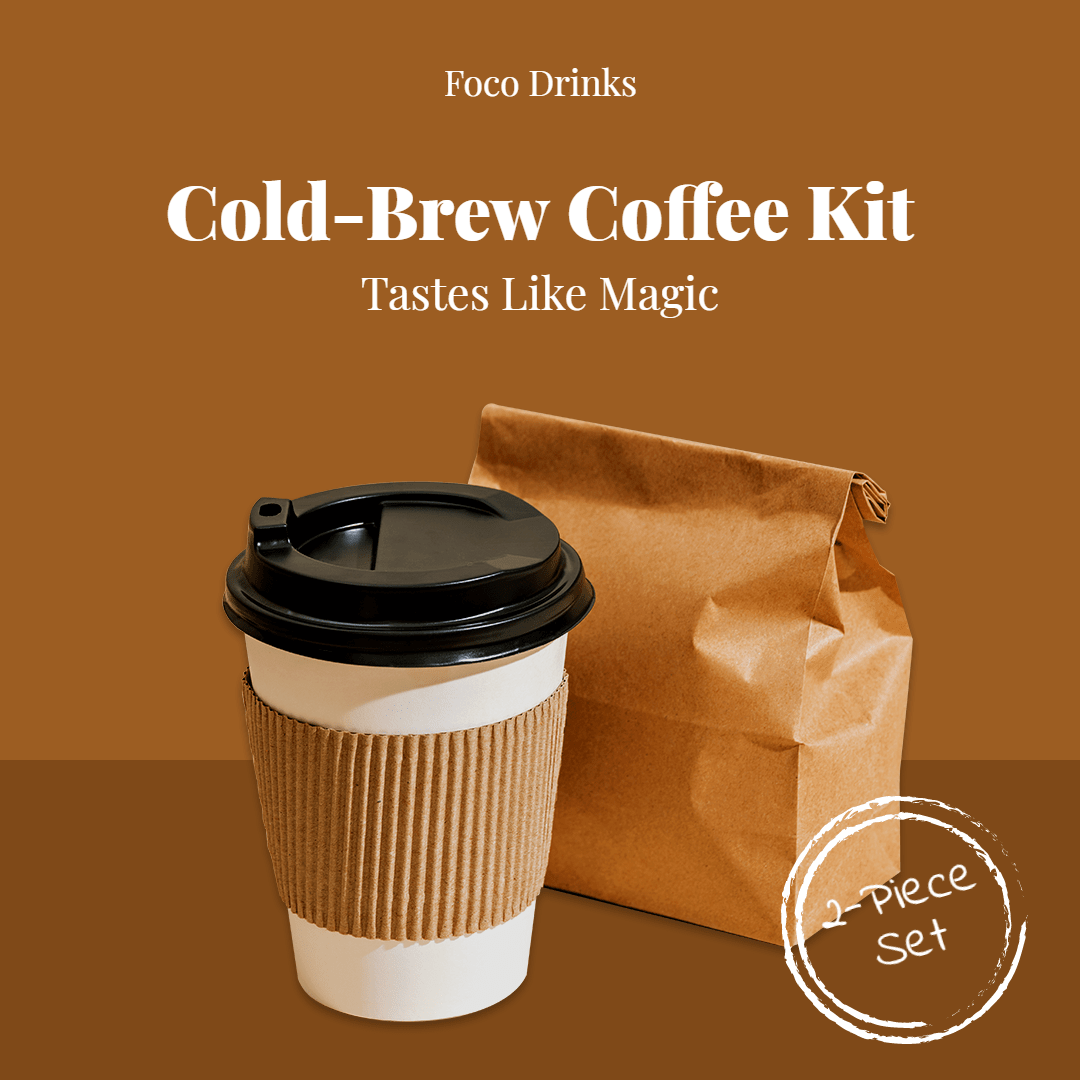Retro Style Cold-Brew Coffee Kit Promotion Ecommerce Product Image