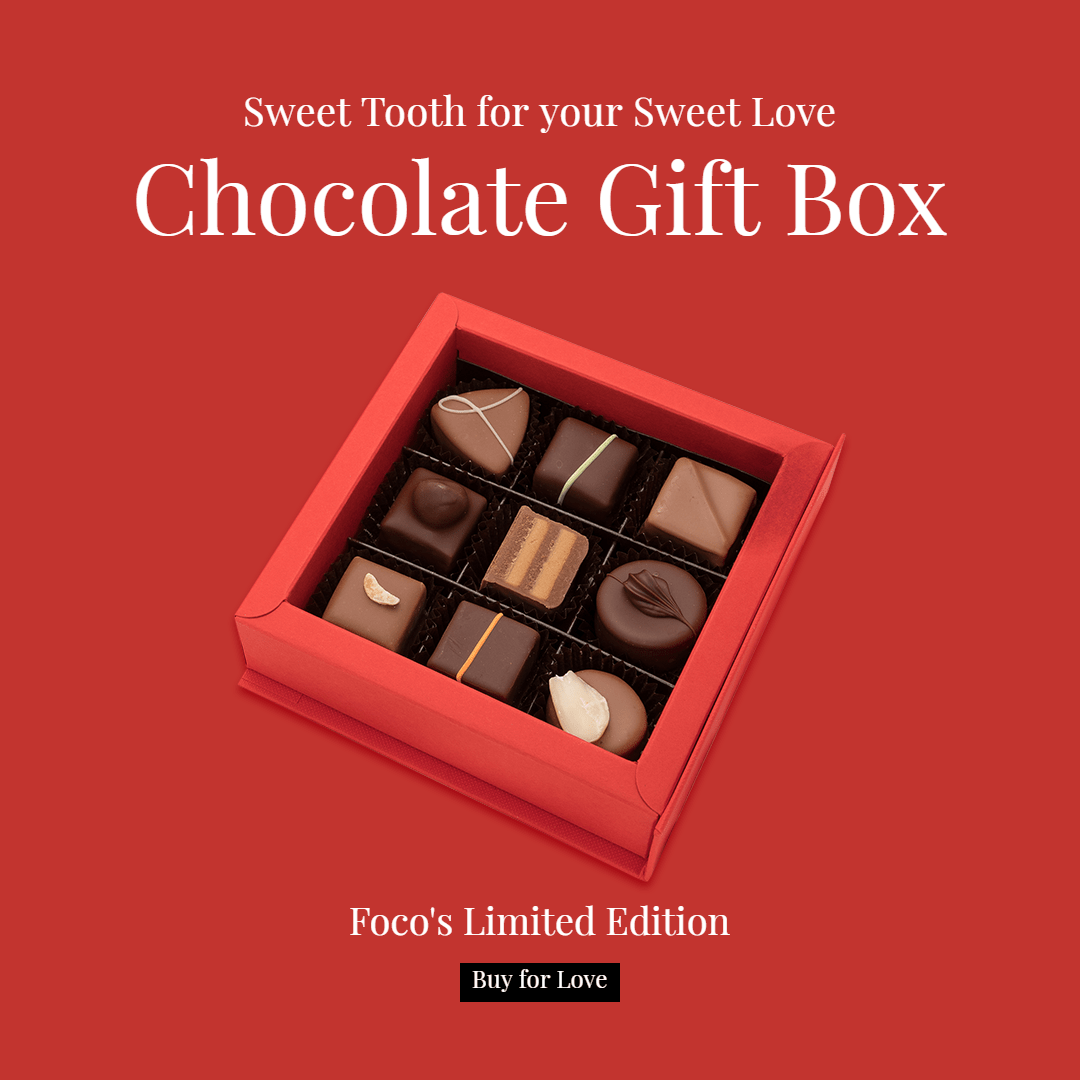 Limited Chocolate Gift Box Valentine’s Day Ecommerce Product Image