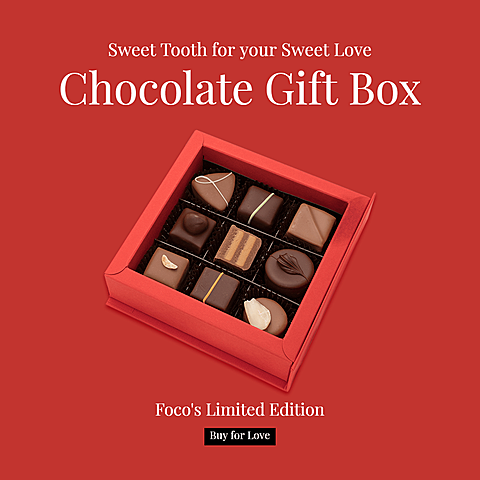 Limited Chocolate Gift Box Valentine’s Day Ecommerce Product Image