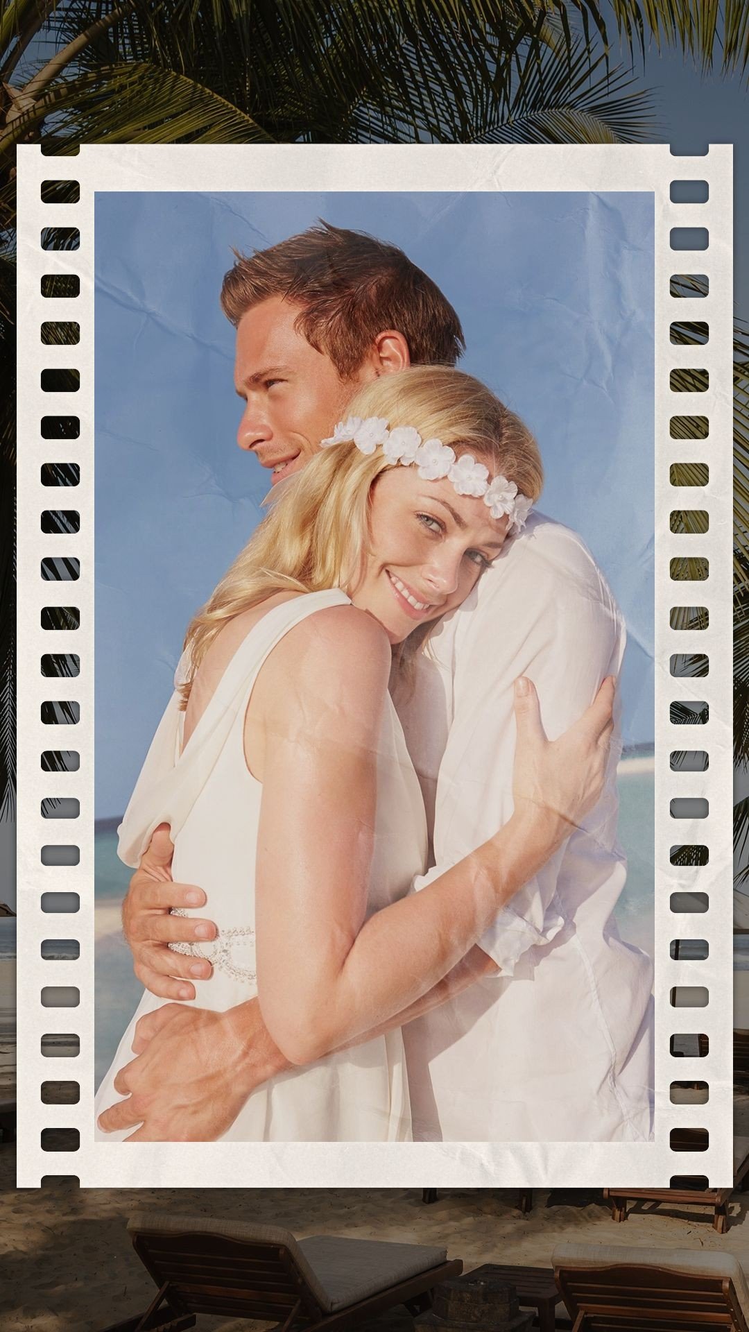 Literary Style Hug Couple Moment Record Camera interface simulation Instagram story