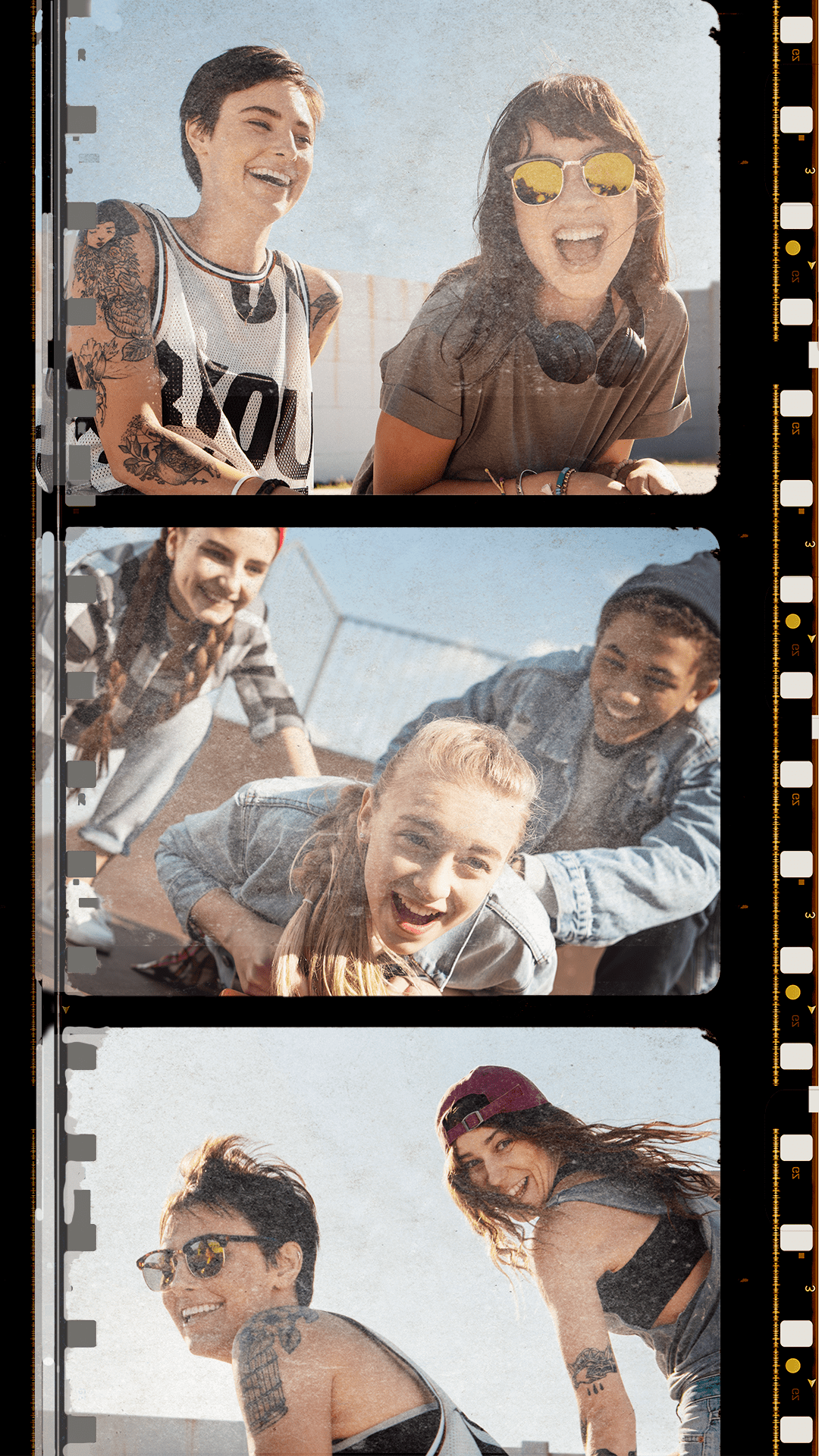 Literary Film Style Sunlight Friendship Outside Time Instagram Story