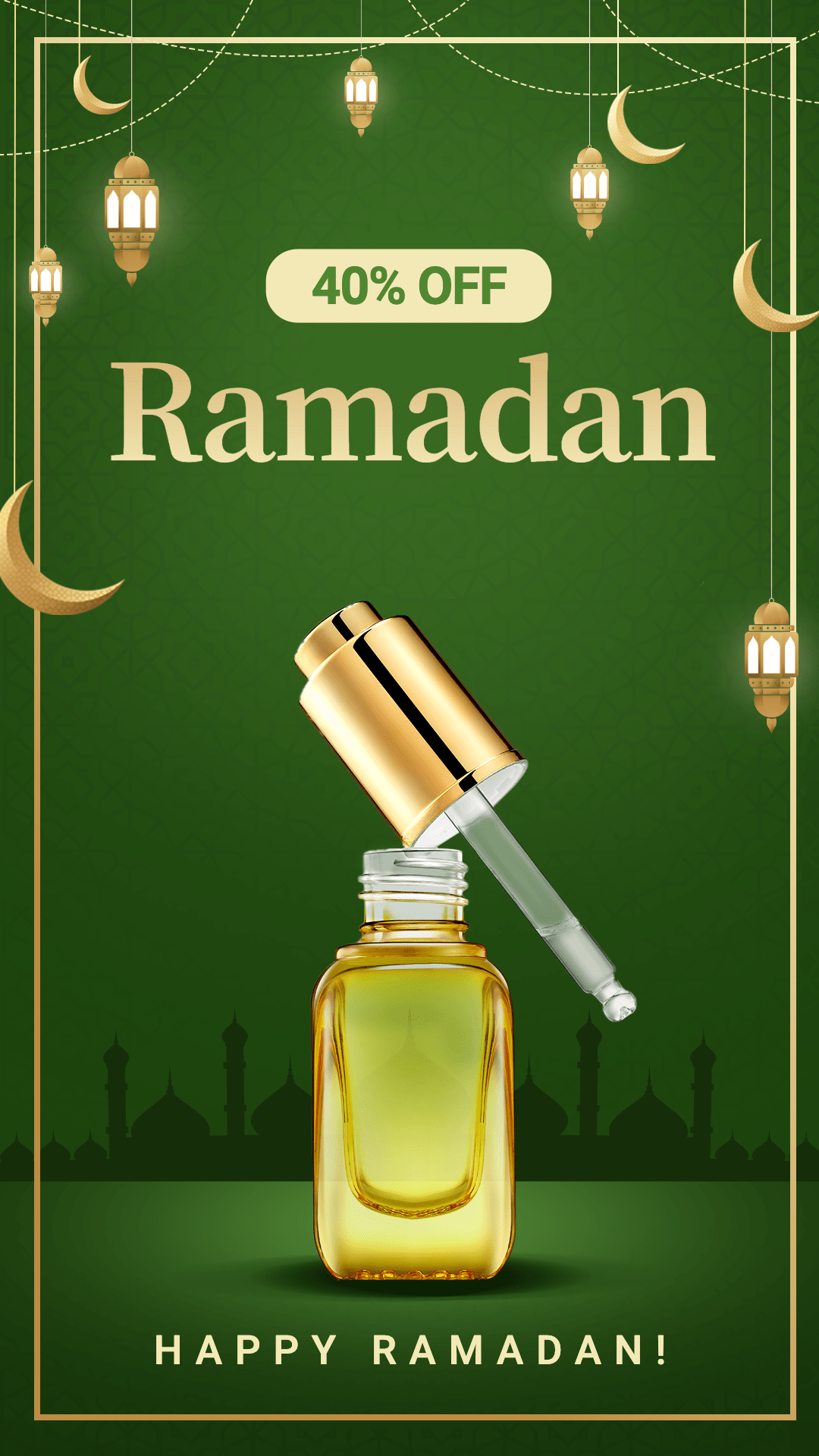 Ramadan Skincare Cosmetics Sale Promotion Ecommerce Story预览效果