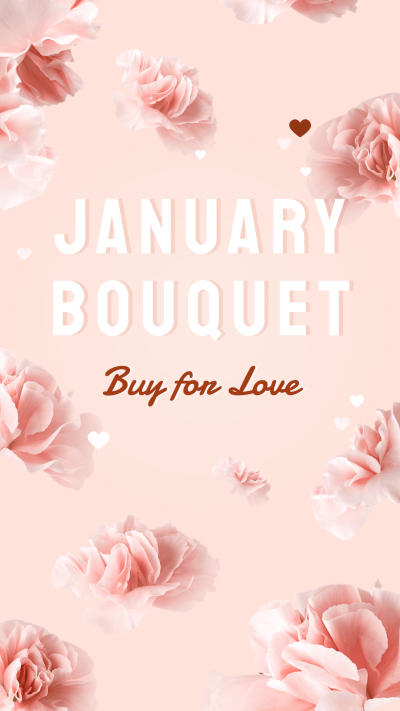 Simple Bouquet Promotion Ecommerce Story