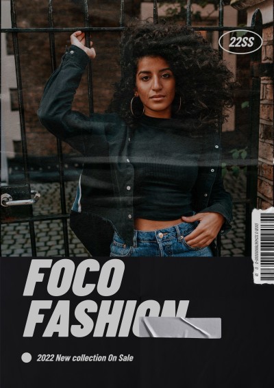 Women's Wear Fashion Clothing New Season Product Collection Advertising Poster