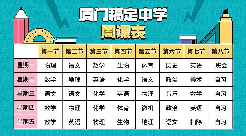 中小学辅导/插画课程表