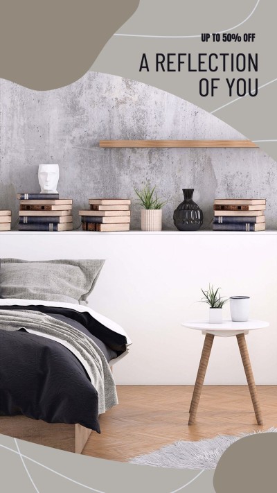 Furniture Promotion Big Discount Simple Fashion Simple Style Poster Ecommerce Story