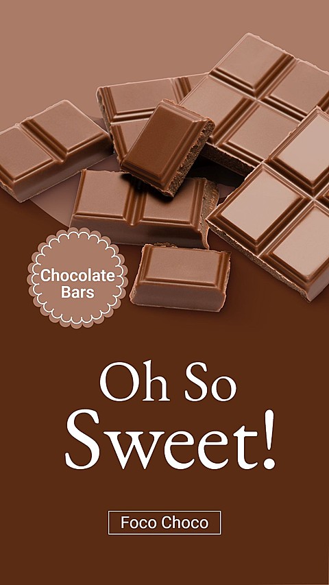 Chocolate Bar Groceries Consumer Packaged Food Sweet Snacks Promo Ecommerce Story