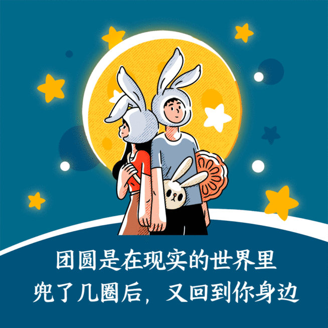 中秋团圆动态文章配图预览效果