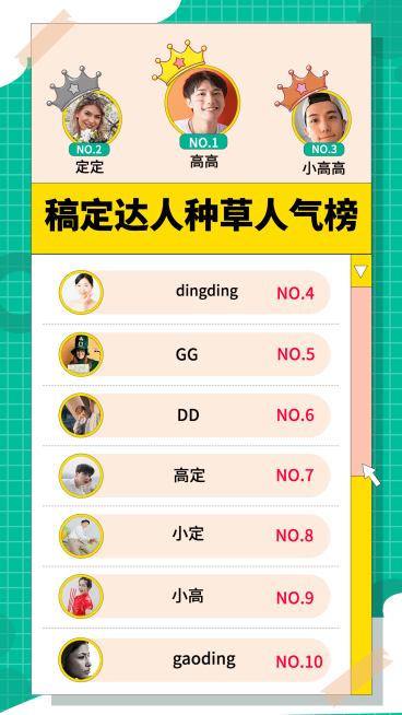 广告MCN机构达人宣传海报预览效果