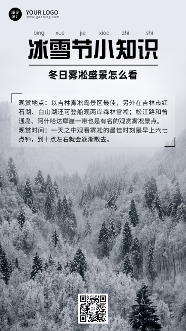 冬季冰雪旅游哈尔滨国际冰雪节活动宣传实景海报预览效果
