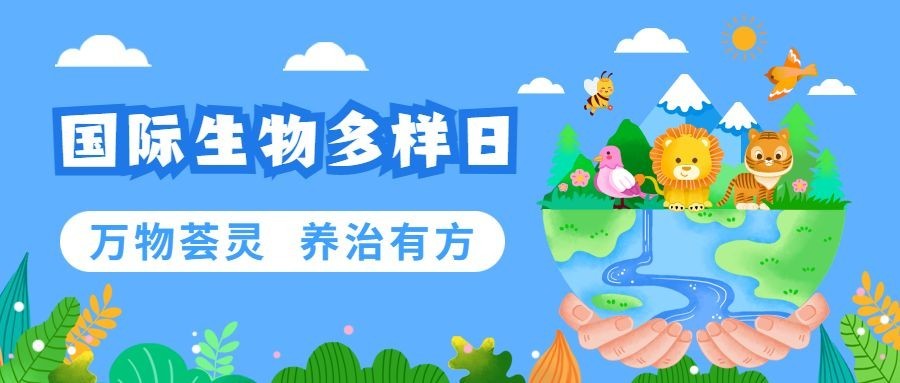 国际生物多样性日公众号首图预览效果