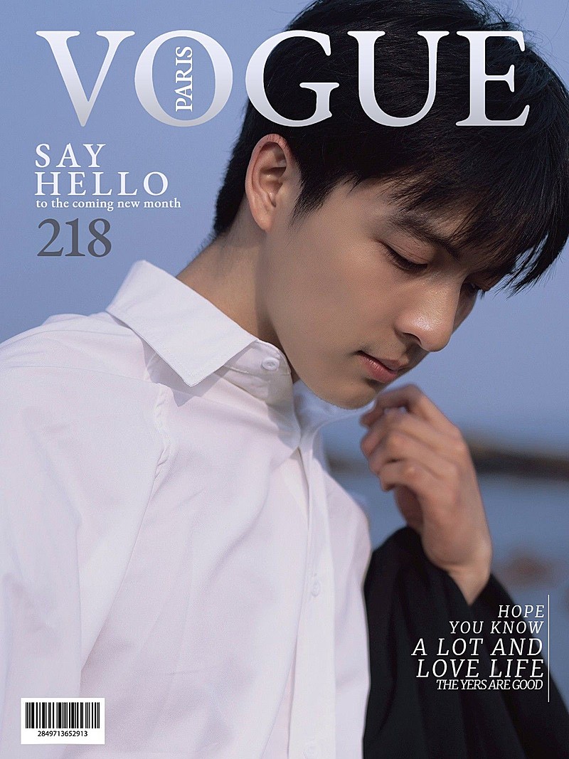 杂志海报风自拍简约风plog模板