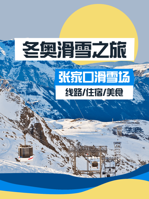 北京冬奥会滑雪攻略小红书配图预览效果