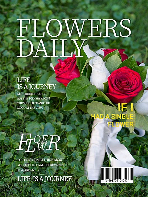 晒花生活分享杂志风plog模板