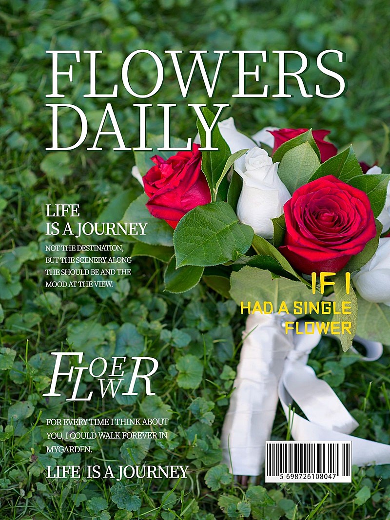 晒花生活分享杂志风plog模板