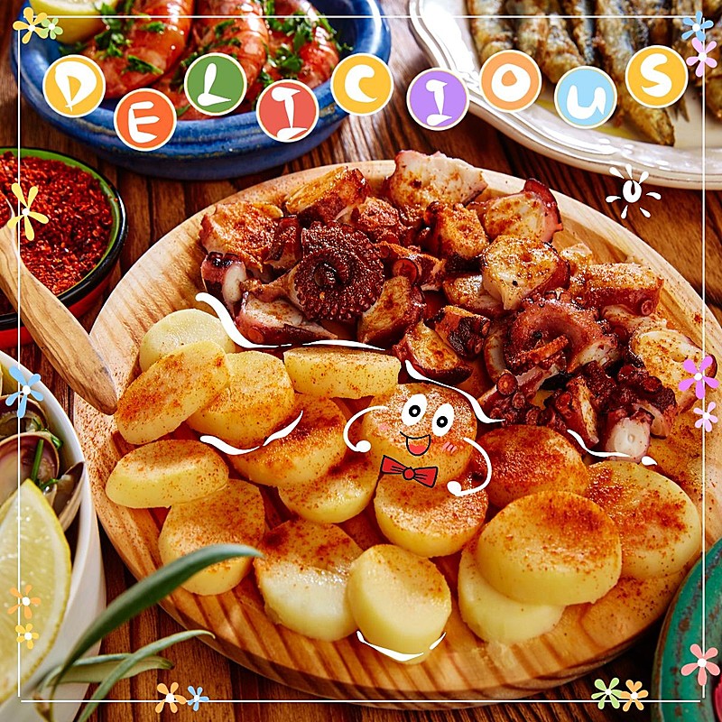 餐饮美食记录简约风plog模板