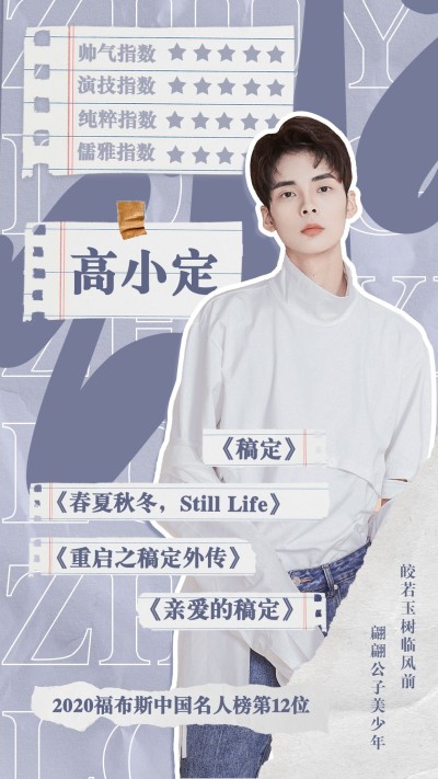 人物信息标签创意安利宣传海报明星