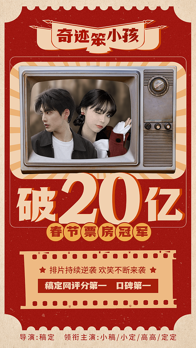 新春电影院春节档电影票房喜报战报