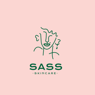 Hand Painted Woman Skincare Beauty Cosmetics Brand Animated GIF Logo Video