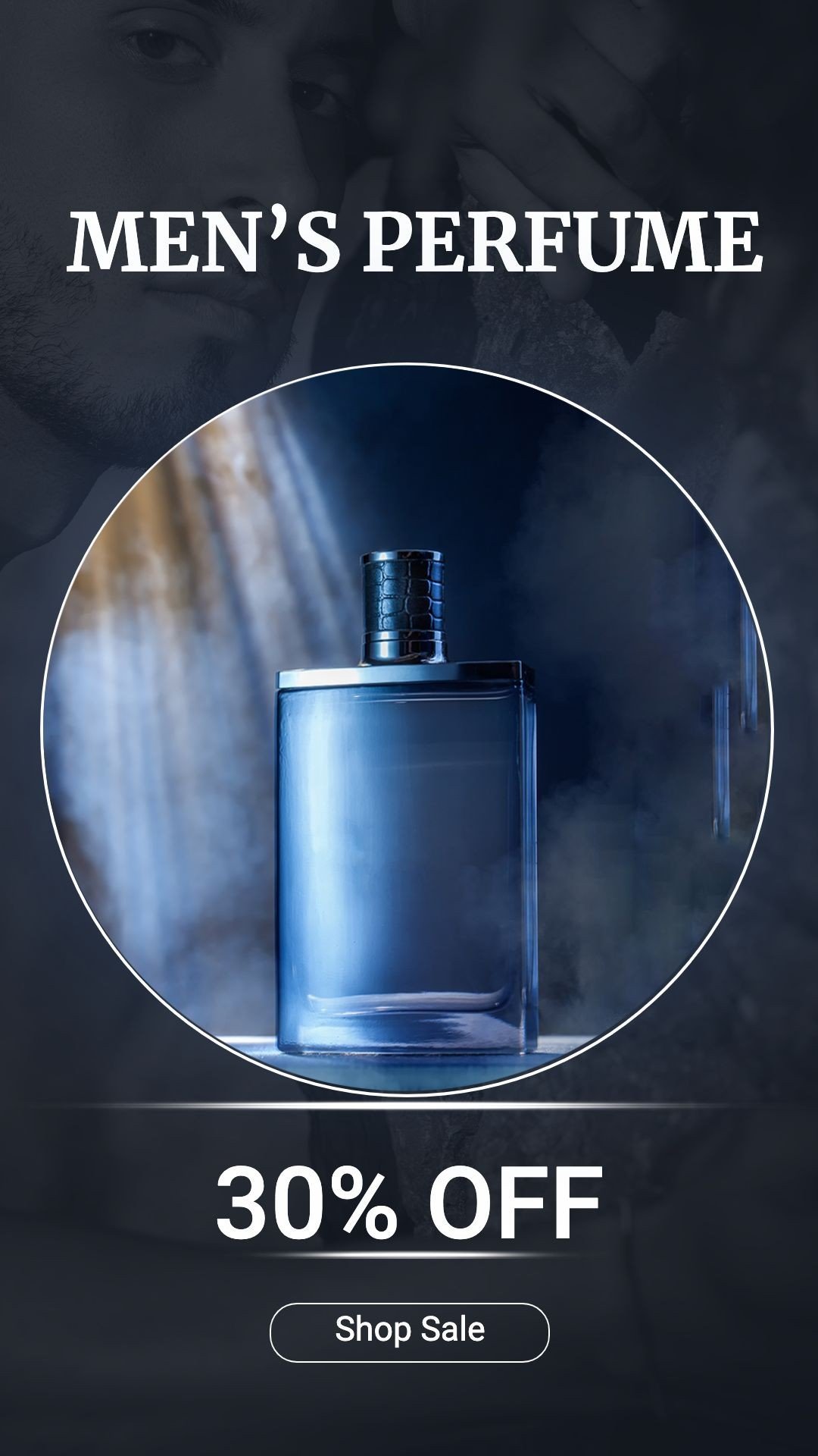 Light Element Men's Perfume Fragrance Sale Promotion Ecommerce Story预览效果