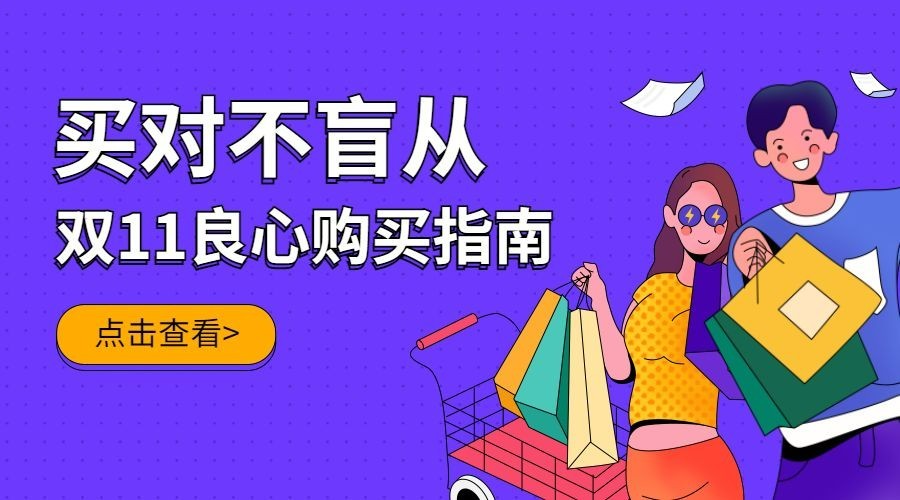 双十一/双11/购买指南课程banner预览效果