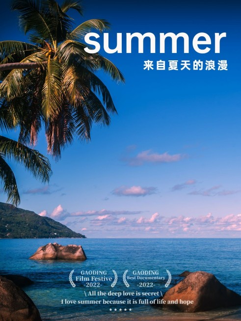 夏天晒风景晒照简约风plog模板预览效果