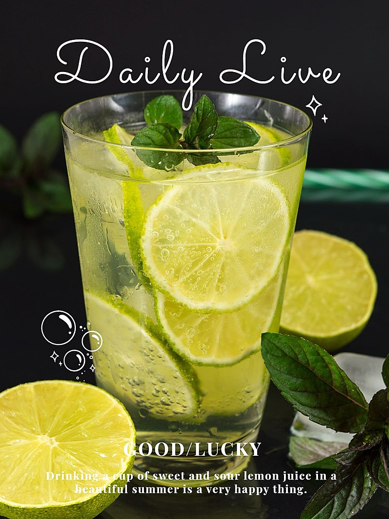 美食饮品杂志风plog模板