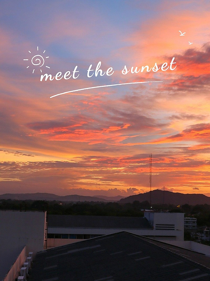 天空/云朵生活分享简约风plog模板