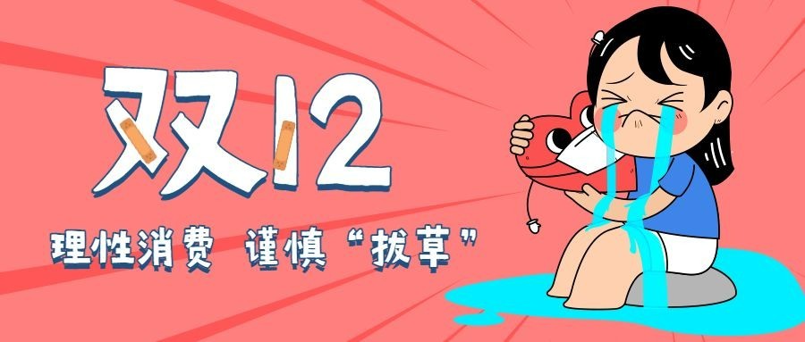 双十二流泪拔草理性消费新闻热点公众号首图