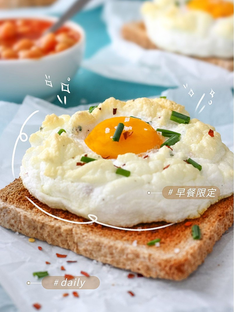 美食食物特写简约风plog模板