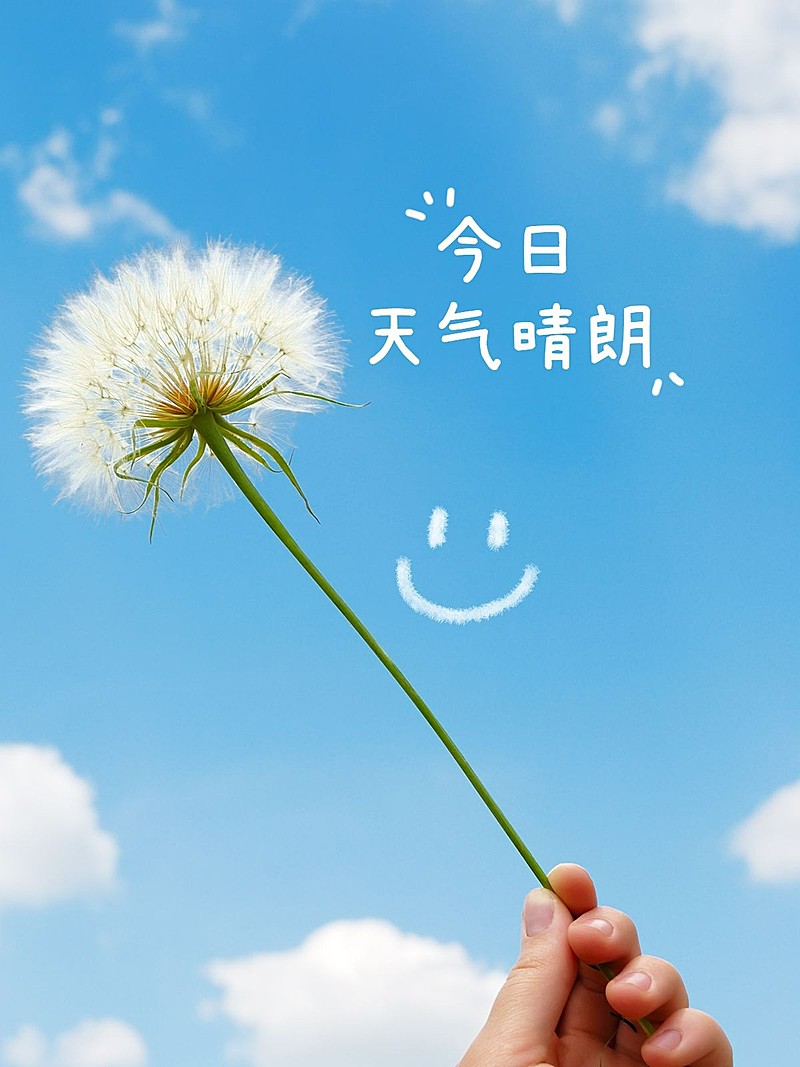 天空/云朵风景照简约风plog模板