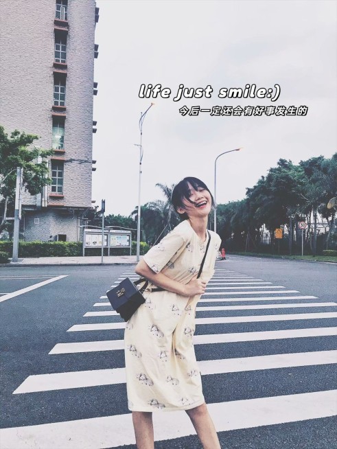 字幕自拍晒照简约风plog模板预览效果