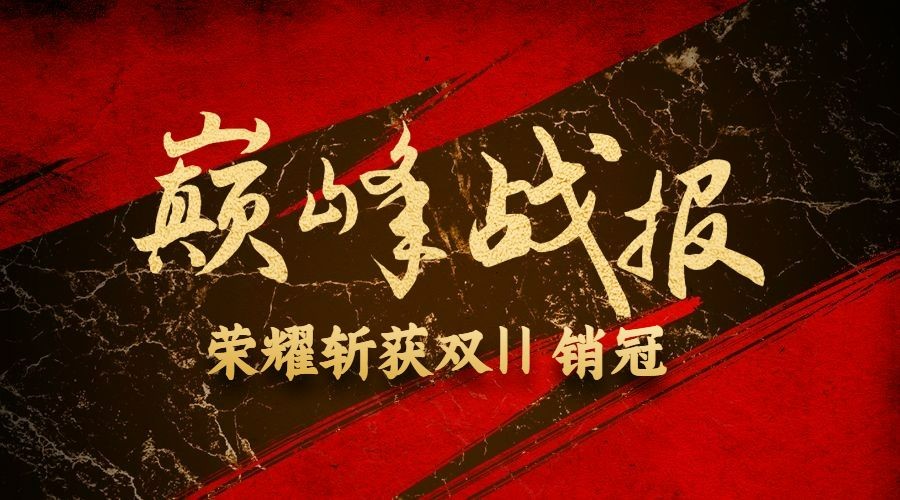 双十一红色喜庆巅峰战报广告banner