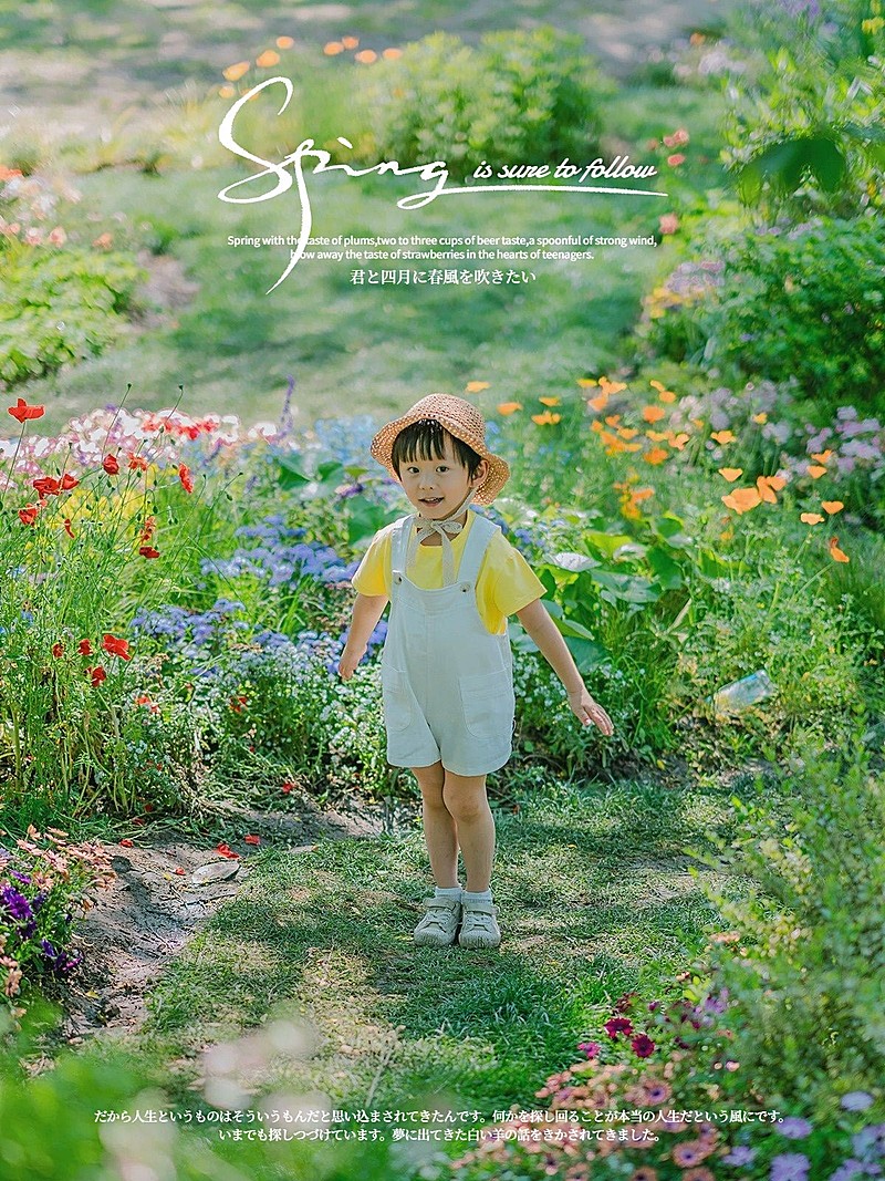 春天风景照日系清新滤镜plog模板