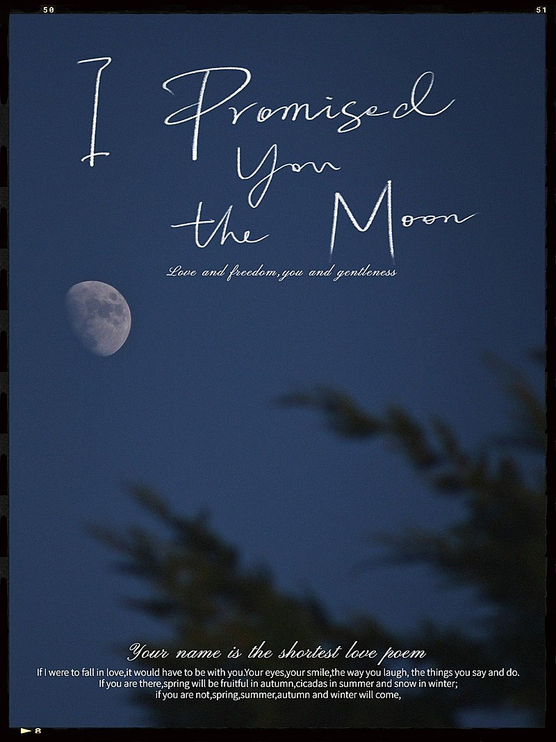 夜景风景照文艺风plog模板