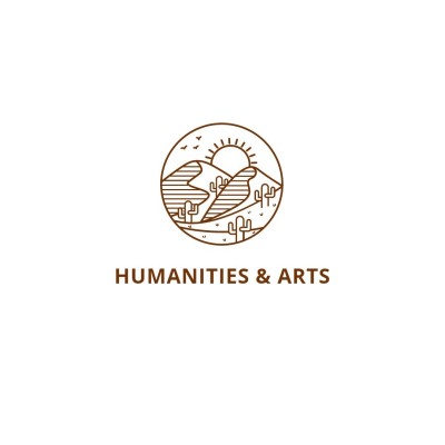 Hand Painted Style House Element Art Logo