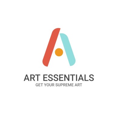 Color Block Dot Element Art Education and Training Institution Creative Design Studio Brand Logo