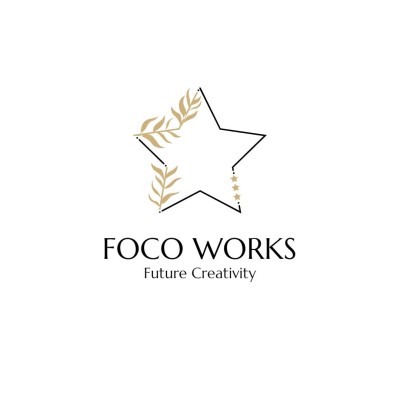 Star Element Art Education and Training Institution Creative Design Studio Brand Logo