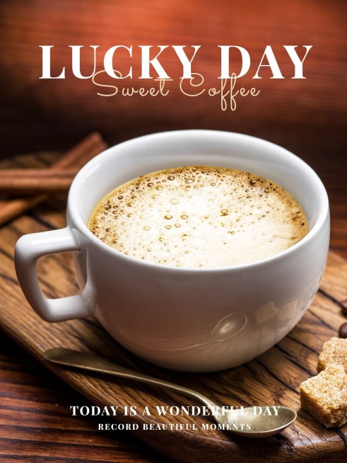 美食饮品杂志风plog模板预览效果