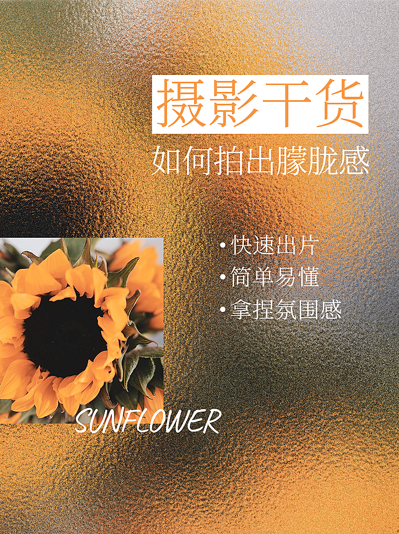 简约实景轻设计毛玻璃摄影攻略小红书配图