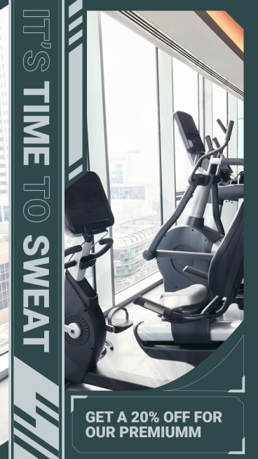 Gym Studio Festival Promotion Ecommerce Story预览效果