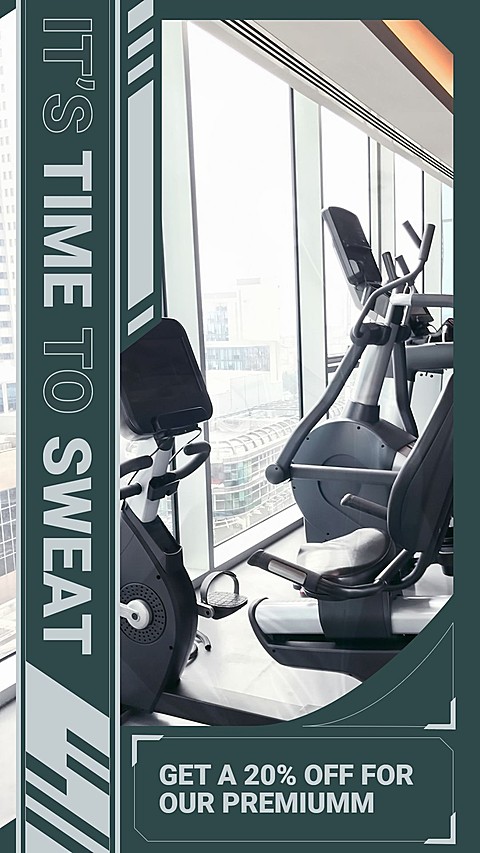 Gym Studio Festival Promotion Ecommerce Story