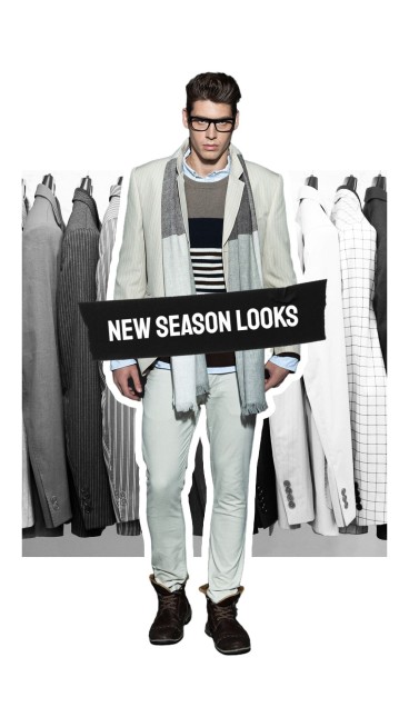 Literary Style Men's Clothes New Season Sale Ecommerce Story预览效果