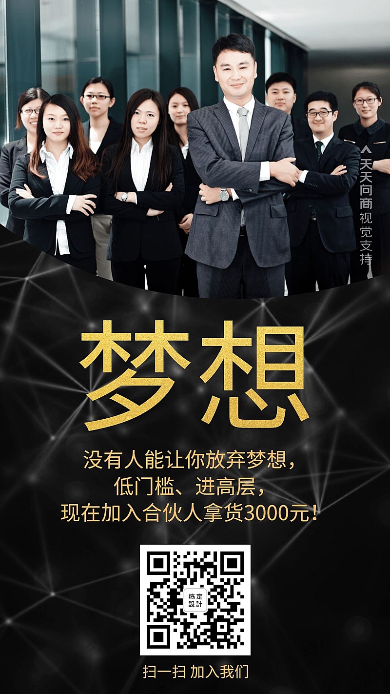 合伙人招募海报