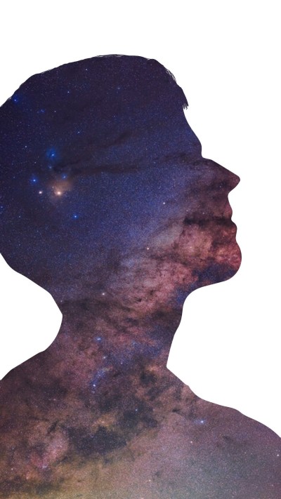 Simple Creative Sihouettes Starry Sky Instagram Story