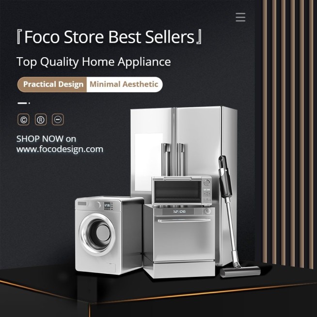 Home Electronic Appliances Product Promo Ecommerce Product Image预览效果